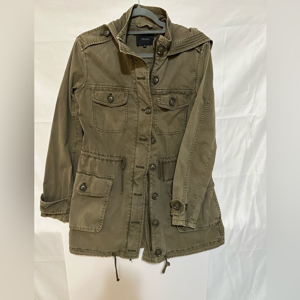 Talula Cargo Jacket - Army Green XXS